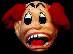 Sad Clown mask.